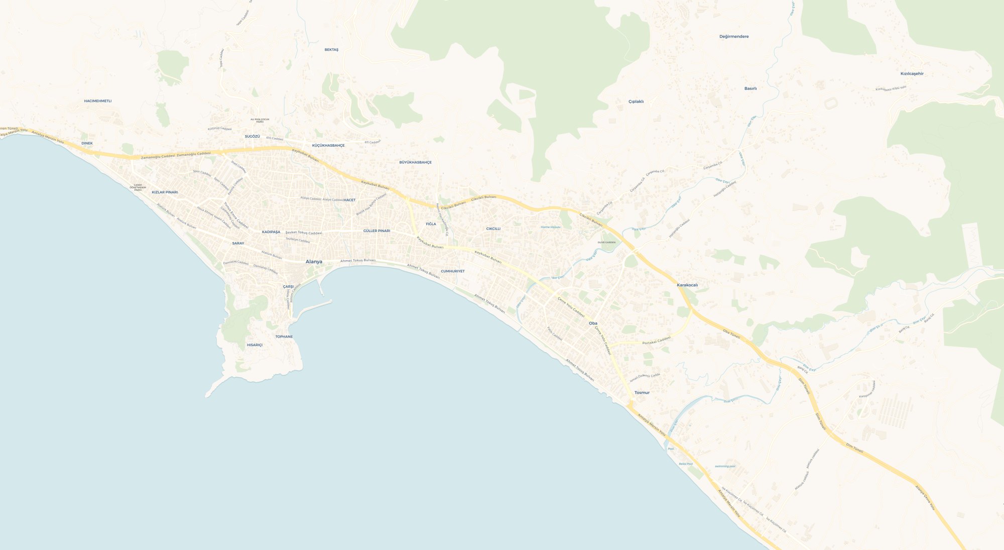 Project locations map