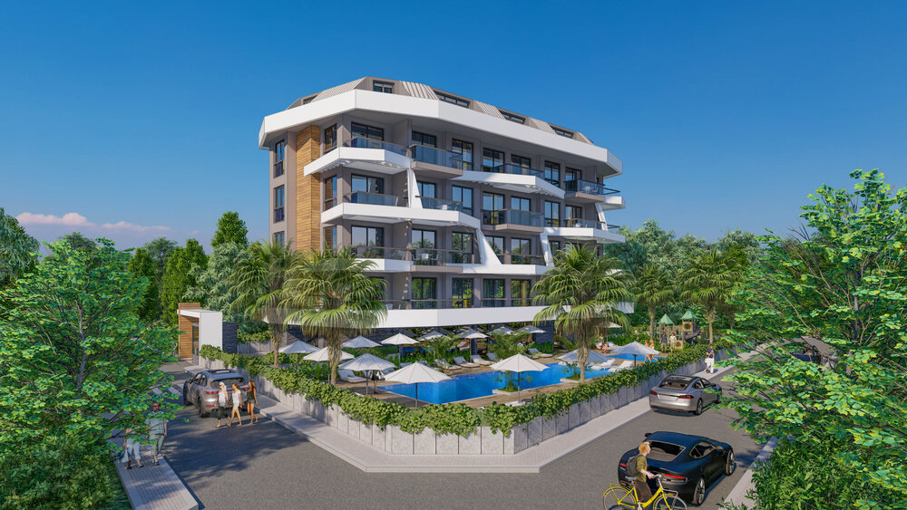 Trendy Suites – exterior render